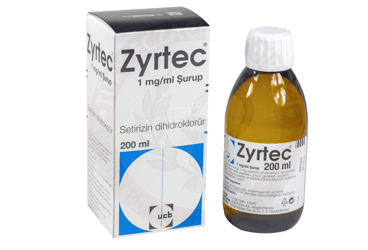 ZYRTEC 1 MG 200 ML SURUP ZYRTEC 1 MG 200 ML SURUP Kullanma Talimatı - Nasıl kullanılır - Ne için kullanılır - Kullanmadan önce dikkat edilmesi gerekenler - Yan Etkileri - Fiyatı - Saklanması