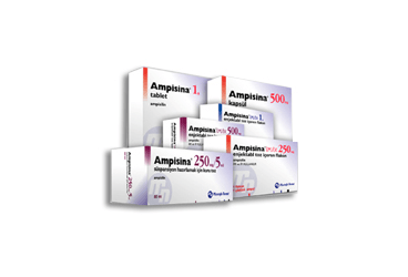 AMPISINA 500 MG 1 FLAKON AMPISINA 500 MG 1 FLAKON Kullanma Talimatı - Nasıl kullanılır - Ne için kullanılır - Kullanmadan önce dikkat edilmesi gerekenler - Yan Etkileri - Fiyatı - Saklanması