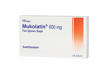 MUKOLATIN 600 MG 10 SASE