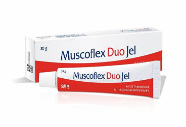 MUSCOFLEX DUO %0,25+%1,16 JEL (30 G) Kullanma Talimatı - Nasıl kullanılır - Ne için kullanılır - Kullanmadan önce dikkat edilmesi gerekenler - Yan Etkileri - Fiyatı - Saklanması