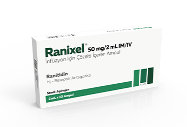 RANIXEL 50 MG/2 ML IM/IV INFUZYONLUK COZELTI (10 ADET)