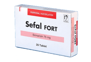 SEFAL FORT 75 MG 20 TABLET