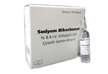 SODYUM BIC.MOL.%8.4 10 ML 10 AMPUL SODYUM BIC.MOL.%8.4 10 ML 10 AMPUL Kullanma Talimatı - Nasıl kullanılır - Ne için kullanılır - Kullanmadan önce dikkat edilmesi gerekenler - Yan Etkileri - Fiyatı - Saklanması