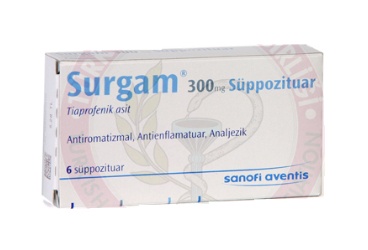 SURGAM 300 MG 6 SUPOZITUAR SURGAM 300 MG 6 SUPOZITUAR Kullanma Talimatı - Nasıl kullanılır - Ne için kullanılır - Kullanmadan önce dikkat edilmesi gerekenler - Yan Etkileri - Fiyatı - Saklanması