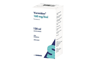 VERMIDON PED. 160 MG/5 ML 120 ML SURUP Kullanma Talimatı - Nasıl kullanılır - Ne için kullanılır - Kullanmadan önce dikkat edilmesi gerekenler - Yan Etkileri - Fiyatı - Saklanması