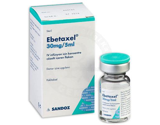 EBETAXEL 30 MG/5ML IV INFUZYON ICIN KONS. COZELTI ICEREN FLAKON